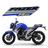 Adesivo grafico fazer azul aba tanque esquerdo fazer fz25 2018 2020 2021 original yamaha