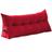 Almofada de Apoio Para Encosto de Cabeceira Mel King 195 cm Suede Vermelho - DL Decor