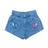 Amorinha Kids Shorts Stitch e Angel Jeans