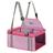 Assento Carro Cães 15kg Transpet Big Tubline Cadeira Rosa