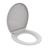 Assento oval universal branco s. close easy clean termofixo soft close tigre