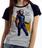 Baby look blusa feminina ou Camiseta unissex Capitã Marvel Carol Danvers