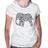 Baby Look Elefante Mandala - Foca na Moda