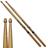 Baqueta Bateria Spanking American Hickory 7A Balanceada Ponta Madeira