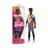 Barbie Bone Ken Fashionista Camisa Atlética Laranja e Tênis Branco - Mattel