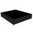 Base Box Poliéster Bordado Casal Gazin Preto 27x138x188