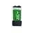 Bateria 9V recarregável carga direta via USB-C 1200mAh