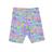 Bermuda Infantil Feminina Brandili Ciclista Cotton Floral Azul - 100006