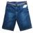 Bermuda Jeans Juvenil Masculina Modelo Slim  Com Cinto