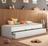Bicama Cama com Auxiliar Solteiro Branca Chiara Phoenix Baby