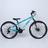 Bicicleta 26 vikingx 21v index - tuff x-35 - azul claro