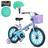 Bicicleta Aro 16 Frozen Disney Menina Com Cestinha Capacete