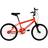 Bicicleta Aro 20 Masculina Freio V-Brake Mutante cor Laranja Neon