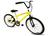 Bicicleta aro 24 masculino tpo bmx sem marchas c/aero amrelo