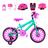 Bicicleta Infantil Feminina Aro 16 Nylon + Kit Proteção