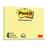 Bloco adesivo 38x50 100fls c/4 amarelo post it 653   hb004088165