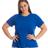 Blusa Baby Look Feminina Gola Redonda Plus Size T-shirt Lisa Básica 3013.C1