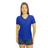 Blusa Hanna Treino Dry Fit Gola V Baby Look Poliamida