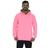 Blusa Moletom Masculino MXD Conceito Bolso Lateral Rosa Fluorescente Sem Estampa