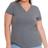 Blusa T-shirts Plus Size Decote V Lisa 3013.6.C1