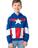 Blusão Moletom Os Vingadores Avengers Infantil Menino Flanelado por Dentro com Capuz - Malwee Kids