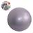 Bola Fitness Grande para Pilates Yoga Fisioterapia Cinza 75 cm Ginástica Alongamento sem Bomba