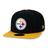 BONE 9FIFTY ORIGINAL FIT NFL PITTSBURGH STEELERS TEAM COLOR ABA RETA SNAPBACK PRETO New Era