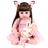 Boneca Bebe Sweetie Reborn (R) Coelhinha Silicone Doll- 48cm