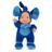 Boneco Carinhoso Elefante Azul 29 cm Antialérgico