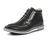 Bota Casual Masculino Couro Legítimo High Leather Reverso - 1132 - Preto