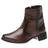 Bota Coturno Feminino Leve Conforto Gmm Shoes Sola Reta Moderna