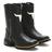 Bota Infantil Masculina RR Botas Texana Country em Couro Liso Detalhe Boi Bico Quadrado