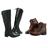 Botas Feminina Montaria Cano Longo E Coturno Pack 2 Pares - Prancho.com