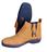 Botina Cor Amarelo Castor Mostarda Bota social Couro Nobuck Estilo Sapato casual cidade fazenda 1020