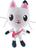 Brinquedo de pelúcia Wokex Mercat Purr Ific Cat 25 cm para crianças a partir de 3 anos