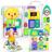 Brinquedo Montessori Bilíngue - Busy Board para Bebês de 1 a 2 Anos