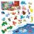 Building Block Toy Zitetbolo, pacote com 24, 72 tipos de animais, 6 ou mais