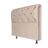 Cabeceira Casal Daiana 140 cm Marfim Suede  IDF Decor