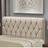 Cabeceira de Cama Box King 195 cm Capitone Istambul Dobuê  - Bege