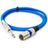 Cabo P10 para XLR Macho Azul Mono - 5 Metros