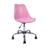 Cadeira Chicago Rosa Polipropileno Couro 92x47x53cm Fratini