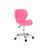 Cadeira Office Eiffel Slim Base Giratória - Rosa