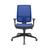 Cadeira Presidente Brizza Backplax Couro Azul Plaxmetal