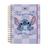 CADERNO SMART MINI DISNEY STITCH 80fls. REPOSICIONAVEIS - DAC