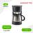 Cafeteira Elétrica, Cafetedeira Portátil, Limpa Fácil, Prático, Elétrico, Café da Manhã, Agratto Thermo CET25 25 Xícaras Preta - 110v