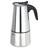  Cafeteira Italiana Inox Luxo Expresso 6 Xícaras 300ml Inox