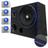 Caixa Trio Som Automotivo 12 Polegadas Shutt Xplode Neon Led 400W Driver + Corneta + Tweeter