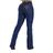 Calça Country Feminina Jeans Flare Premium Sky Escuro com Bordado no Bolso- Rodeo Farm