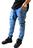 CALÇA jeans rasgada JOGGER MASCULINA JEANS RASGADO SLIM EM SARJA CAMUFLADO COM ELASTANO