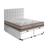 Cama Box Baú + Cabeceira Cassis e Colchão Queen - Anjos - Classic Mola Ensacada 158x198x64cm Branco